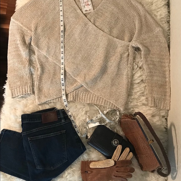 NWT AEON L.A. Wrap Sweater Cream So Cute - Picture 5 of 7